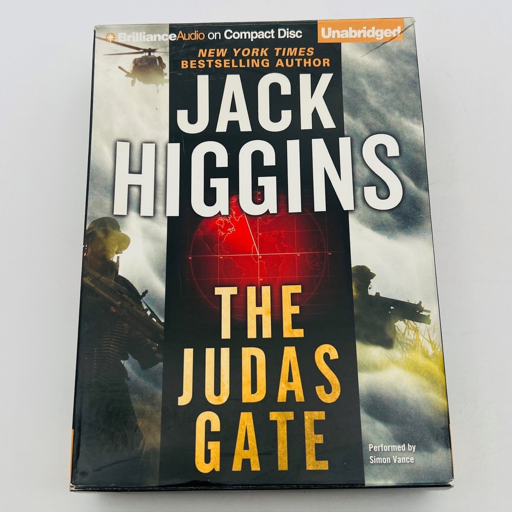 Jack Higgins Audiobook CD Lot 3 Judas Gate Without Mercy Unabridged - Picture 7 of 9